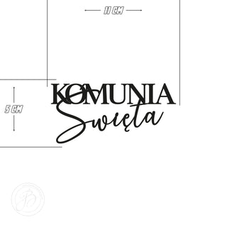 KOMUNIA Swieta - First Holy Communion charm
