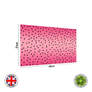Pink Ombre Watermelon Seamless Pattern edible cake topper decoration