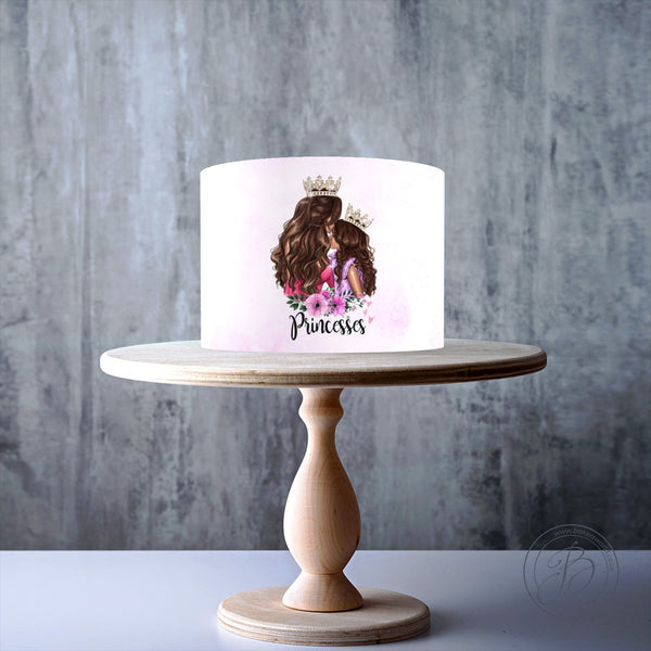 Mother, woman, lady, girl, daughter, son, princess edible cake topper decoration