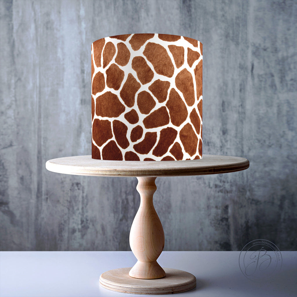 How To Decorate A Giraffe Number One Cake