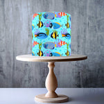 Exotic fish Underwater pattern Seamless edible cake topper decoration
