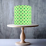 Green Watermelon Seamless Pattern edible cake topper decoration