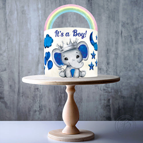 Its a boy elephant hot sale cake