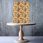 Panoramic Leopard Print Seamless edible cake topper decoration