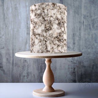 Panoramic Seamless Marble edible cake topper decoration