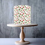 Christmas Garland Seamless Pattern edible cake topper decoration