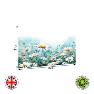 Daisies Spring Meadow Watercolour floral edible cake topper decoration