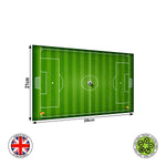 Football pitch wrap around edible cake topper decoration