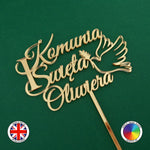 Personalised I Komunia Swieta - First Holy Communion cake topper