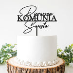 Pierwsza Komunia Swieta - First Holy Communion cake topper