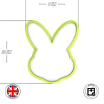 Bunny head Easter Cookie and Fondant cutter