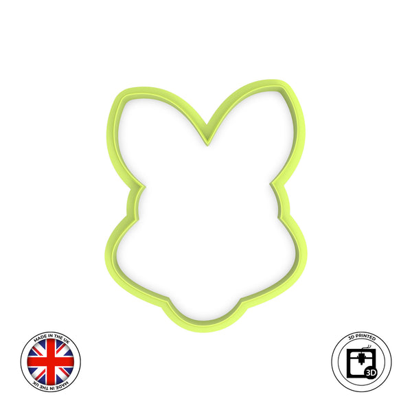 Rabbit head Easter Cookie and Fondant cutter