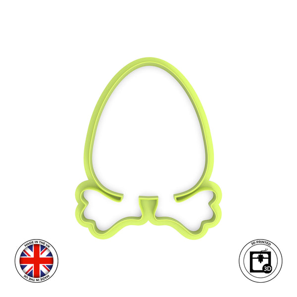 Cute running egg Easter Cookie and Fondant cutter