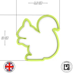 Squirrel Easter Cookie and Fondant cutter