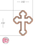 Christian cross Cookie and Fondant cutter