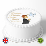 Personalised Pierwsza Komunia Święta Communion Boy 7.5in round edible cake topper decoration