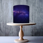 Galaxy Pattern edible cake topper decoration