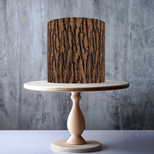 Tree Bark Texture Wood Log edible cake topper decoration – Bakers World