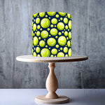 Tennis Balls Seamless Pattern edible cake topper decoration