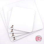 Square Personalised Premium White 6mm MDF Cake boards