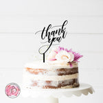 thank you - anniversary cake topper