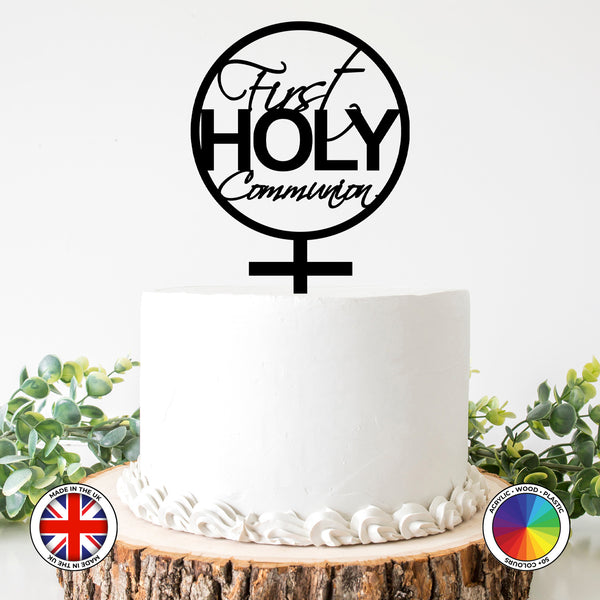 First Holy Communion cake topper