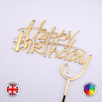 Happy Birthday cake topper