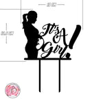 it's a Girl - baby shower cake topper