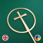 Christian cross - First Holy Communion cake topper (Cross)