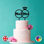 Mr & Mrs - wedding cake topper