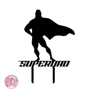 SUPERDAD - fathers day cake topper
