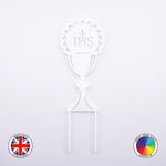 IHS - First Holy Communion cake topper (Chalice)