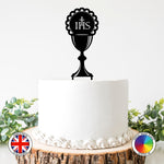 IHS - First Holy Communion cake topper (Chalice)