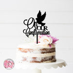 On your confirmation cake topper