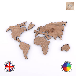 World map Cake Charms