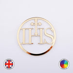 IHS with cross Charm - First Holy Communion cake topper