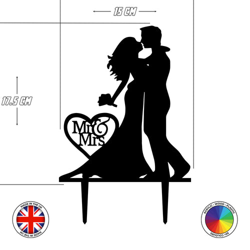 1pc Couple Shaped Cake Topper | SHEIN
