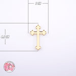4x Cross Communion Cake Charms