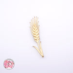 4x Ears of wheat barley Communion Cake Charms