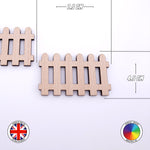 2x Picket Fence panel Charms
