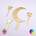 Moon & Stars set of Cake Toppers