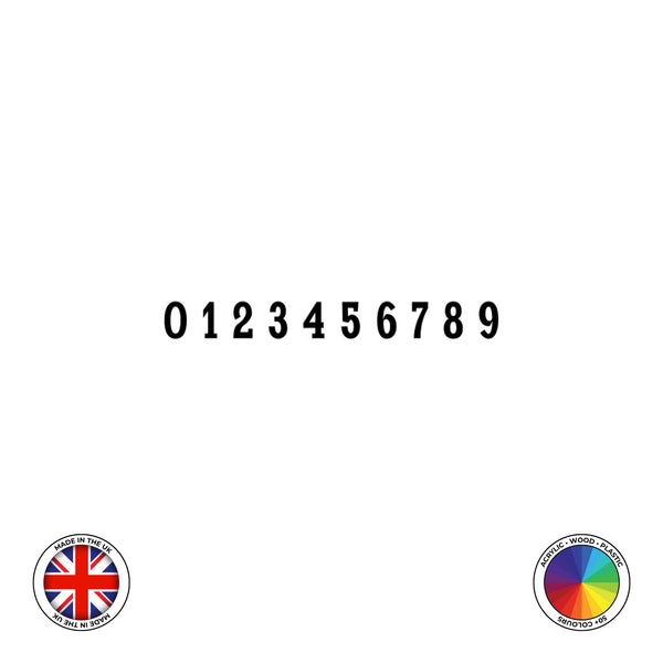 Number Cake Charm - Slab font – Bakers World