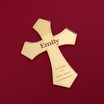 Personalised Cross Communion Cake Charm / Topper