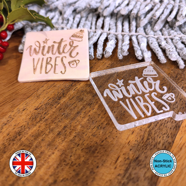 "Winter VIBES" Christmas Embosser
