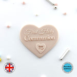 "First Holy Communion" IHS heart Embosser