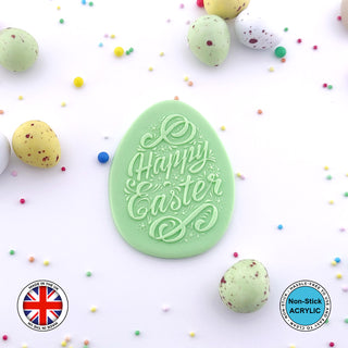 "HAPPY EASTER" Egg Ornaments Easter Embosser