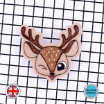 Cute Deer with Eye Wink Christmas Embosser