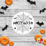 HALLOWEEN - Round Acrylic Halloween Door Sign